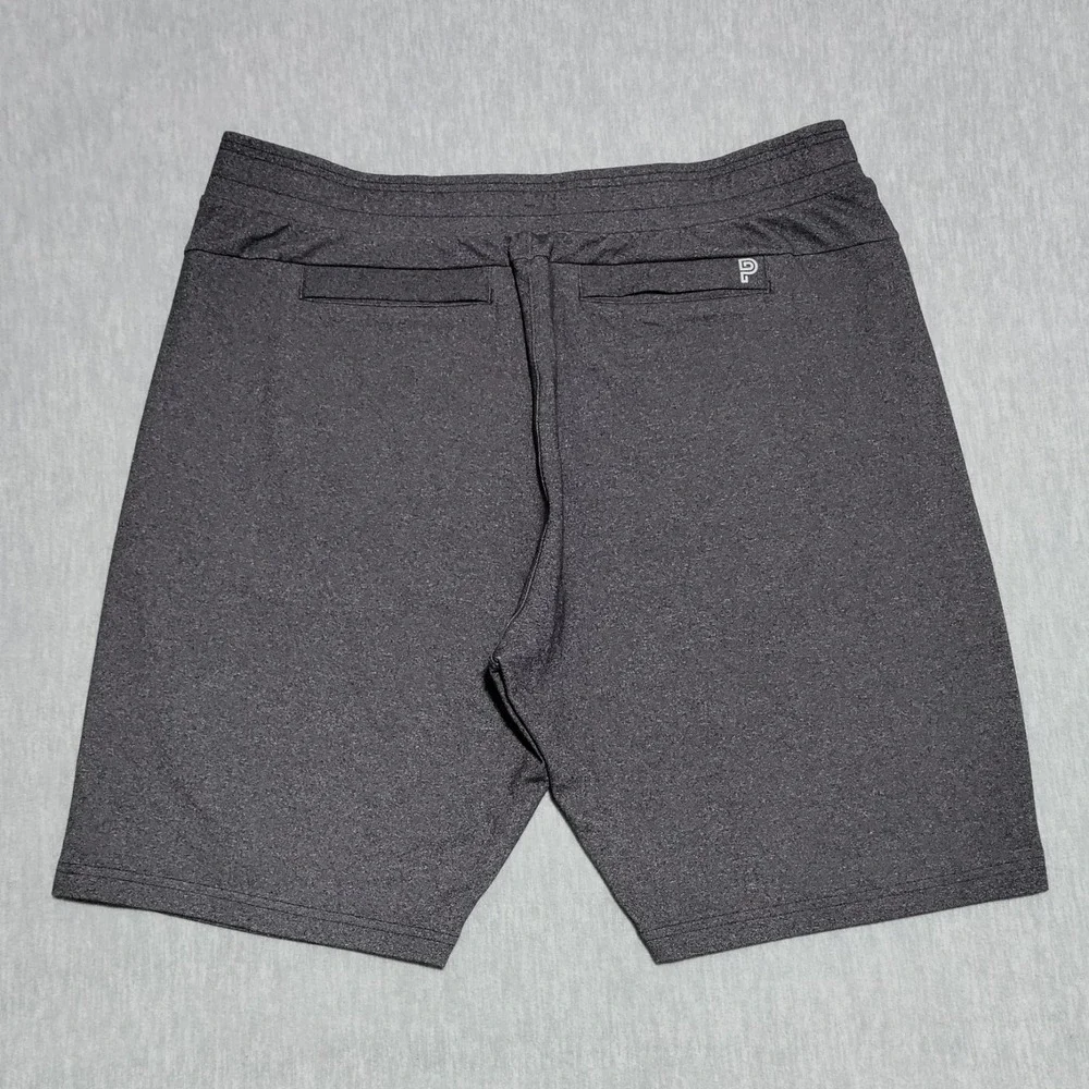 Public Rec Gamechanger Shorts Men 38 Heather Charcoal Performance Stretch Casual - Picture 4 of 15